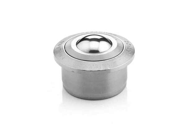 Product image for ALWAYSE Press Fit 30mm Stainless Steel Ball Transfer Unit