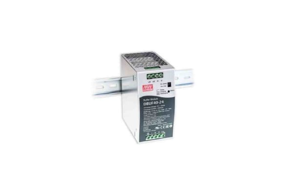 Product image for Mean Well DBUF40-24, DIN Rail Power Supply - 24V Input Voltage, 22V Output Voltage