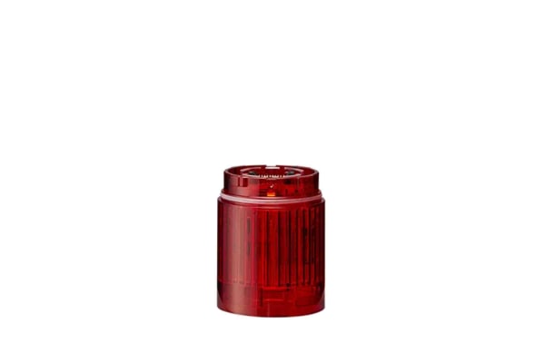 Product image for Patlite LR4 LED Pre-Configured Beacon Tower None, 1 Light Elements, Red, 24 V dc