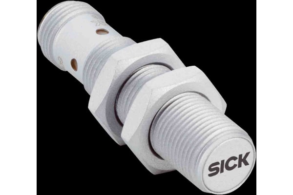 Product image for Sick M12 Inductive Proximity Sensor -, PNP Output, 4 mm Detection, IP68, M12 - 4 Pin Terminal