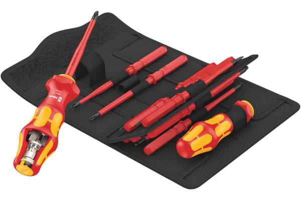 Product image for Wera Interchangeable Screwdriver Set 16 Piece