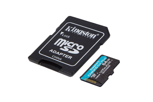 Product image for Kingston 64 GB MicroSDXC Card Class 10