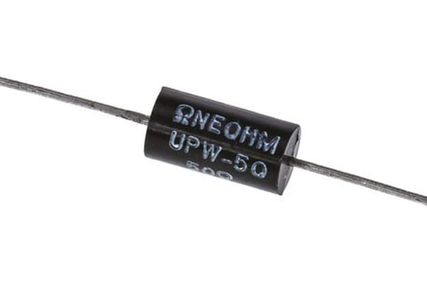 Product image for UPW50 wirewound resistor,50R 0.5W