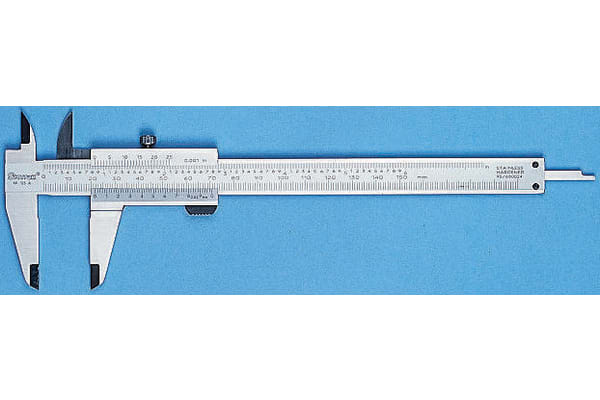 Product image for STARRETT 2SCALE UNIV VERNIER CALIPER,6IN