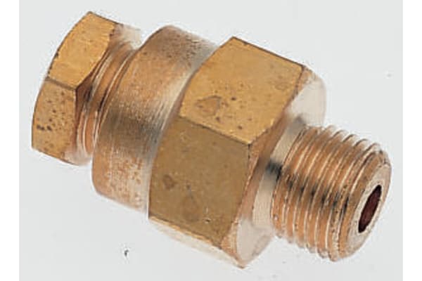 Product image for MALE STRAIGHT ADAPTOR,1/4IN BSPPX6MM