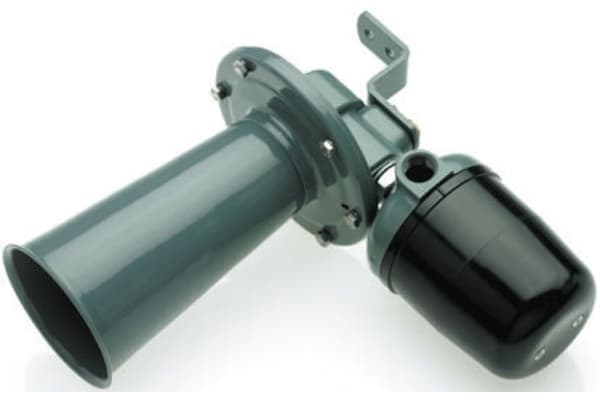 Product image for Grey Electromechanical Horn, 24 V dc Supply Voltage, 120dB at 1 Metre