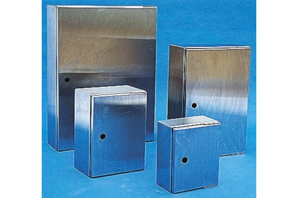 Product image for RS PRO 304 Stainless Steel Wall Box, IP66, 200mm x 500 mm x 400 mm