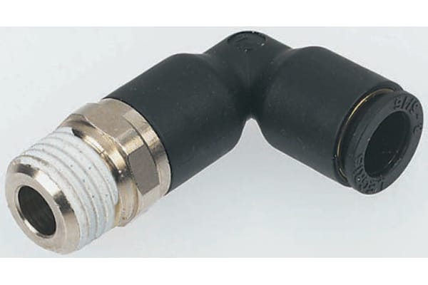 Product image for Male extended elbow adaptor,R1/4x6mm