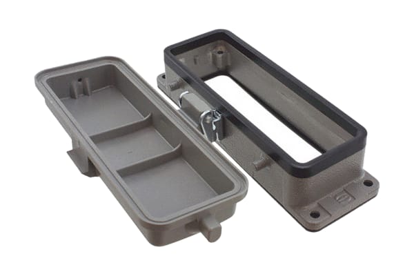 Product image for Lo b/hd mount housing+cover for 2 lever