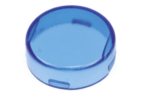 Product image for Round Blue Lens for A01 Series Operator