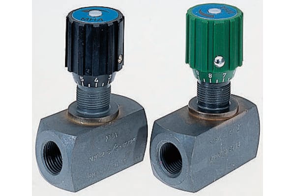 Product image for G3/8 BSP highpressure flow control valve