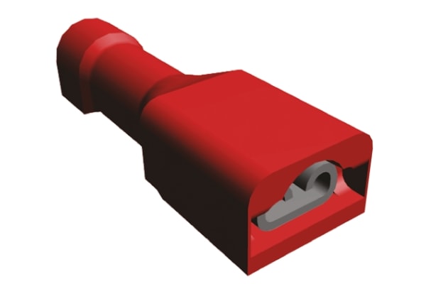 Product image for Receptacle terminal, Ultra-Fast 110, red