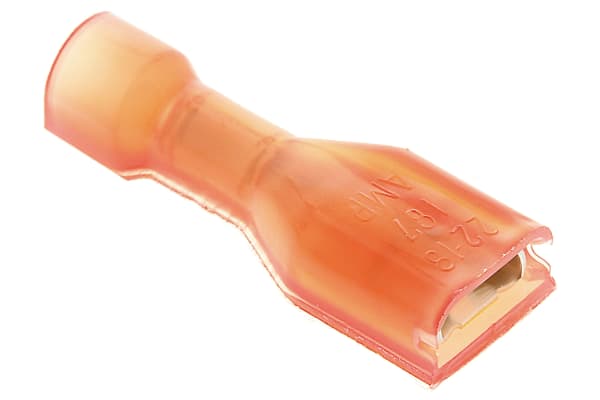 Product image for Receptacle terminal, Ultra-Fast 187, red