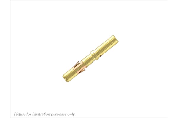 Product image for Crimp machined socket contact,18-16awg