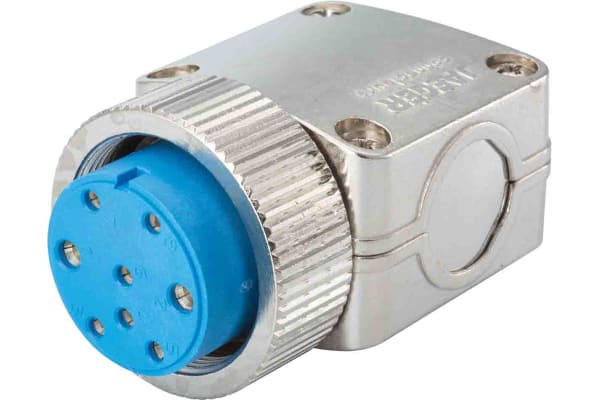 Product image for Jaeger 6 Way Cable Mount MIL Spec Circular Connector Plug, Socket Contacts, MIL-DTL-5015