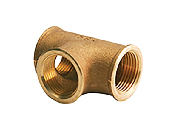 Product image for Bronze equal tee,1in BSPP F all ends