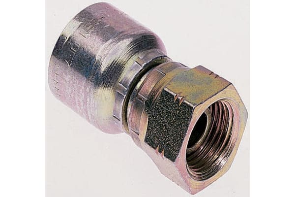 Product image for 1/4IN BSP STRAIGHT HOSE CRIMP FITTING