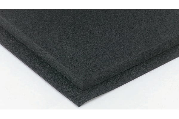 Product image for RS PRO Black Polyethylene Foam, 1m x 2m x 6mm