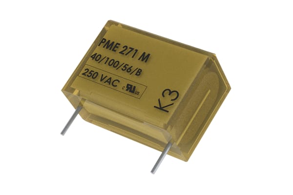 Product image for PME271M capacitor,100nF 275Vac