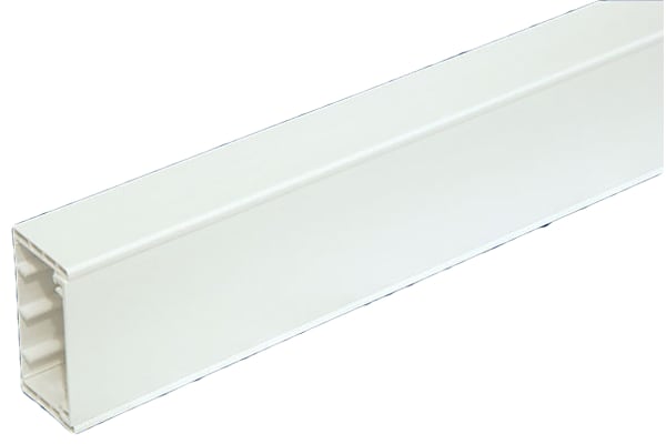 Product image for Schneider Electric Consort White Dado Trunking, W100 mm x D50mm, L3m, uPVC