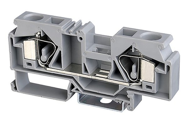 Product image for DIN RAIL 2 LEADS 4MM2