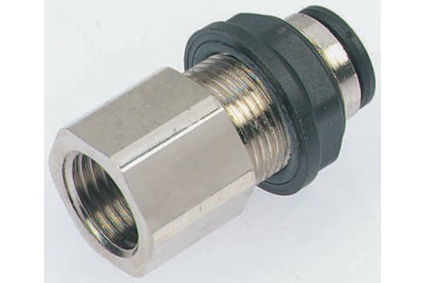 Product image for Female bulkhead push-in conn,G3/8x10mm