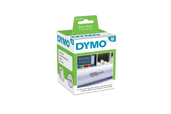 Product image for DYMO WHITE LARGE ADDRESS LABEL,89X36MM