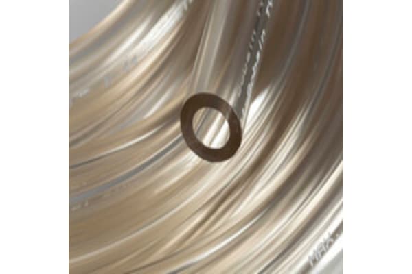 Product image for Saint Gobain Fluid Transfer Tygon S3™ B-44-4X Transparent Process Tubing, 9.6mm Bore Size , 15m Long , , Food Grade