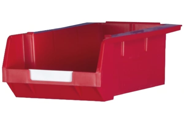 Product image for Red stack & nest bin,470x385.5x180mm