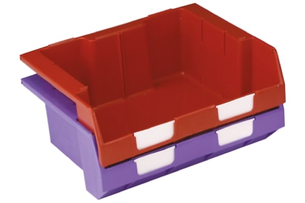 Product image for Blue stack & nest bin,470x385.5x180mm