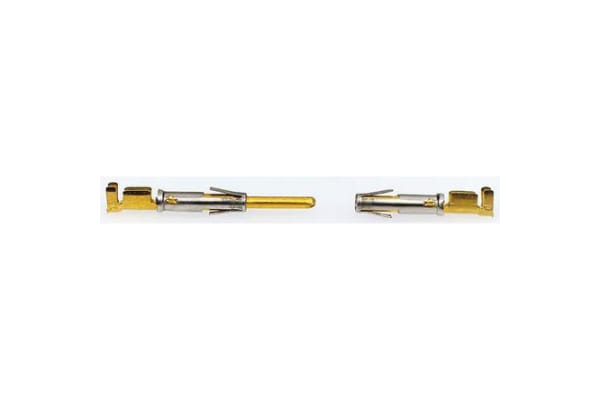 Product image for Gold flash crimp socket contact,26-24awg