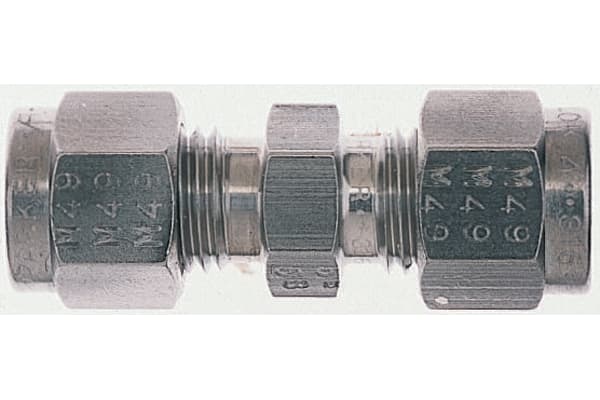 Product image for S/steel tube to tube union,3/8in OD