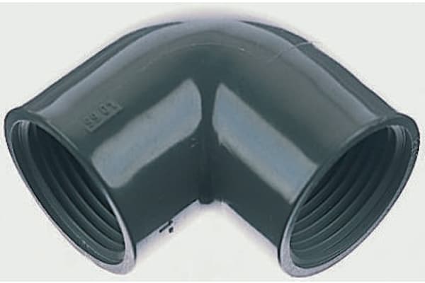 Product image for PVC-U ELBOW,1/2IN BSPP F