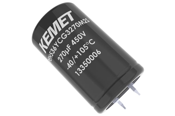 Product image for PEH536 3 pin Al elec cap,470uF 400V