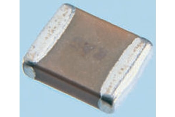 Product image for KEMET 1210 (3225M) 100nF Multilayer Ceramic Capacitor MLCC 100V dc ±10% SMD C1210C104K1RACTU