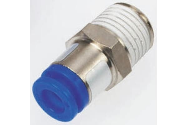 Product image for Pneu straight selfsealing valve,R1/4x8mm