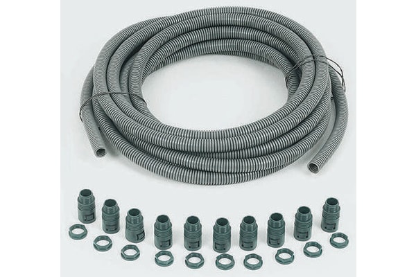 Product image for IP54 GREY POLYPROPYLENE CONDUIT PACK20MM