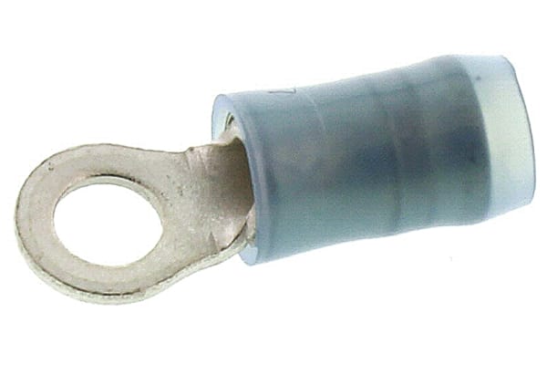 Product image for Ring terminal,PIDG,blue, AWG 16-14, M3.5