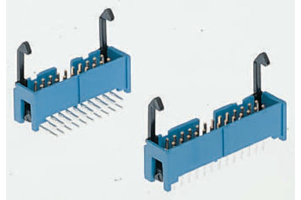 Product image for 50 way male straight front latch header