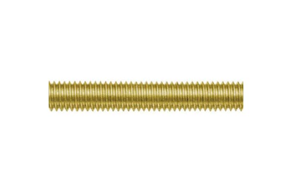 Product image for Self colour brass studding,M10 1m L