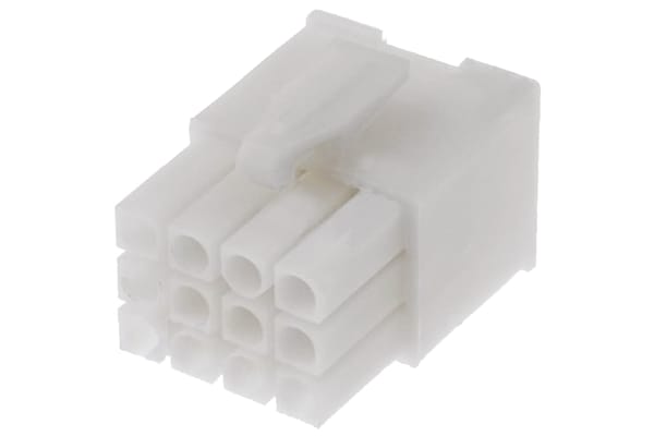 Product image for Housing,plug,Mate-n-lok,12 Way,Natural