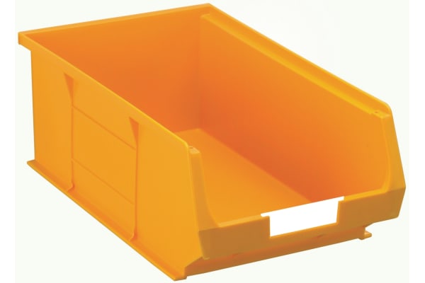 Product image for Yel polyprop storage bin,205x350x130mm