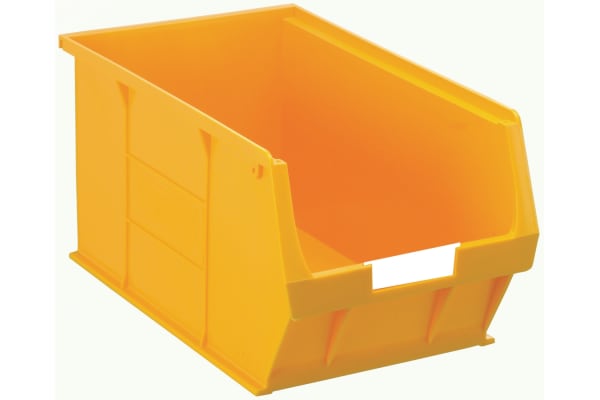 Product image for Yel polyprop storage bin,205x350x181mm