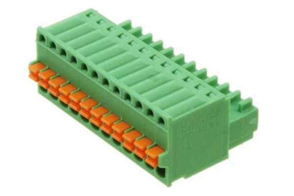 Product image for 12WAY SPRING TERMINAL,8A 2.5MM PITCH