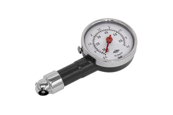 Product image for Tyre pressure guage,dial type,40psi