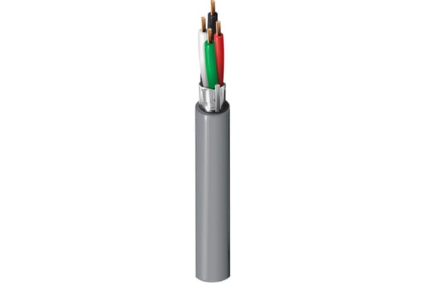 Product image for Shielded security cable,4 x 22awg  PVC