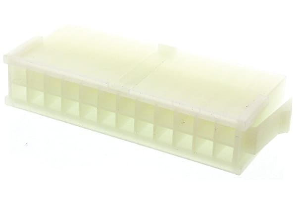 Product image for 24 way  plug,panel ,Mini-Fit Jr dual row