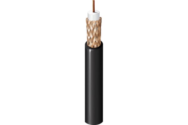 Product image for Cable Coax RG59 B/U PVC black 500m