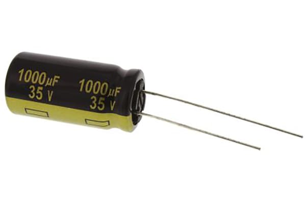 Product image for Al Electrolytic Cap 105C 35V 1000uF