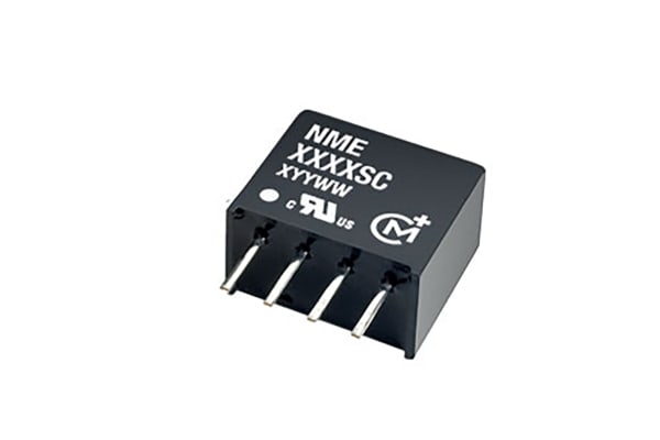 Product image for NME1215SC unregulated DC-DC,15V 1W